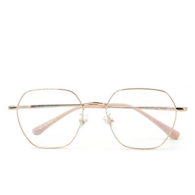 China Fashionable Blue Light Glass Eye Optical Glasses Frame Metal Anti Optical Frame For Myopia for sale