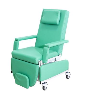 China Modern factory hospital multifunctional electric chemotherapy dialysis infusion chairs with wheels for sale