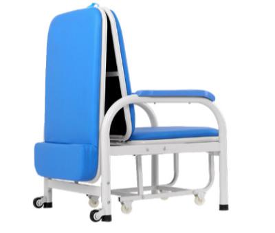 China Modern Cheap Hospital Foldable Patient Room Accompanying Medical Escort Folding Chair For Sale Hospital Furniture Metal for sale