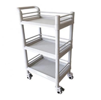 China Modern Portable Medical Equipment ABS Medical Equipment Treatment Trolley Mobile Tool Trolley for sale