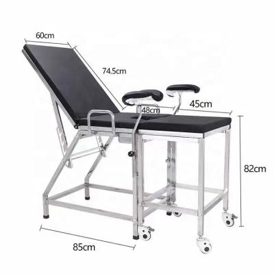 China Manual Gynecology Examination Table Gynecology Examination Chair Obstetric Gynecological Examination Bed For Clinic for sale