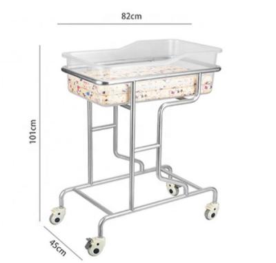 China 201/304 Hospital Modern Crib Portable Dismountable OSEN Stainless Steel Baby Crib Home Hutch for sale