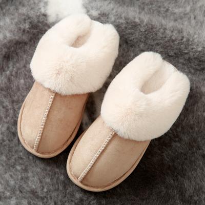 China Fashion trend good quality on spring promotional unisex cute flannel soft ladies slippers for sale