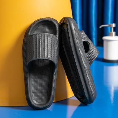 China Fashion Trend Beach Bathroom Non-slip Single Thick Non-slip Flat Slipper Durable Soft Flexible Slippers For Women for sale