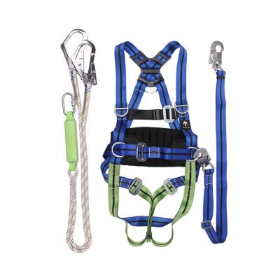 China Full Body Climbing/Rescue With Double Lanyard Lineman Climbing Seat Belt for sale