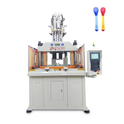 China 160 Ton Two Color Vertical  Injection Molding Machine For Making Kids Tableware for sale