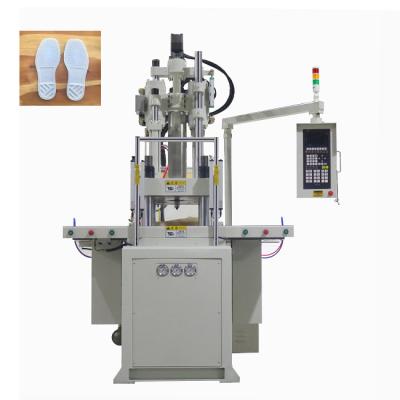 China 85 Ton Double Slide Vertical Injection Molding Machine For Making Shoes for sale