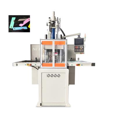 China 120 Ton Double Slide Vertical Injection Molding Machine For Making Hand Shank for sale