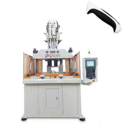 China Dual Color Vertical Plastic Injection Molding Machine Used For Kitchen Utensil Handle for sale