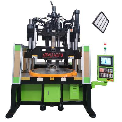 China 120 Ton Low Workbench Rotary Table Vertical Injection Molding Machine For Making Filter for sale