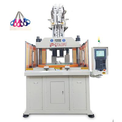 China 120 Ton Two Color Vertical Injection Molding Machine Used For Scissors Handle for sale