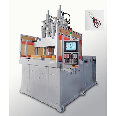 China 170 Ton Two Color Vertical  Injection Molding Machine For Making Scissors Handle for sale