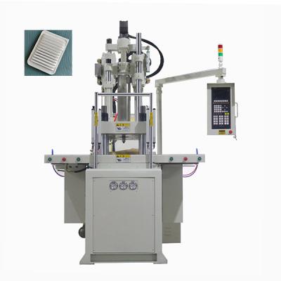 China High Efficiency Double Slide Vertical Injection Molding Machine For Making Filter Screen for sale