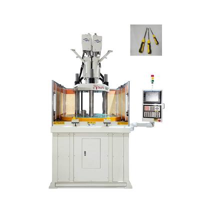 China Easy Operation Two Color Vertical Injection Molding Machine For Making Screwdriver for sale