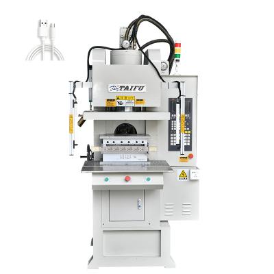 China Easy Operation C Type Vertical Injection Molding Machine For Making USB for sale