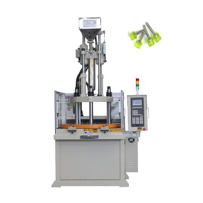 China 55 Ton Rotary Vertical Plastic Injection Molding Machine For Making Screw for sale