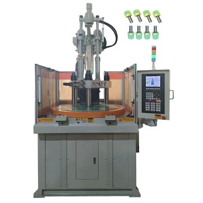 China Easy Operation Rotary Vertical Plastic Injection Molding Machine For Making Screw for sale