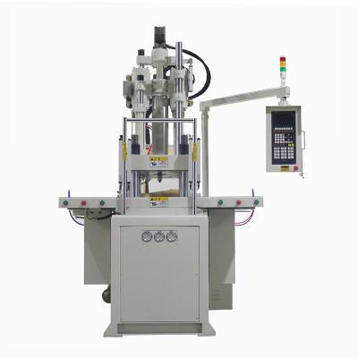 China 85 Ton Double Slide Vertical Injection Molding Machine For Making Screw for sale