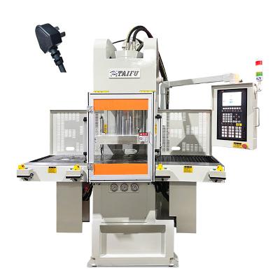 China High Efficiency Double Slide Power Cord Vertical Injection Molding Machine For Plug for sale