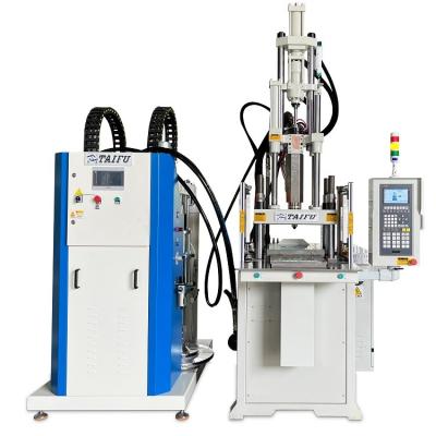 China 55 Ton Liquid Silicone Vertical Injection Molding Machine For Making Silicone Autokey Cover for sale