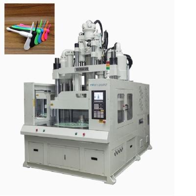 China 120 Ton Low Workbench Rotary Table Vertical Injection Molding Machine For Making Mini Fan for sale