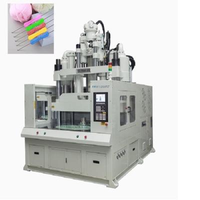 China 120 Ton Low Workbench Rotary Table Vertical Injection Molding Machine For Making Crochet for sale