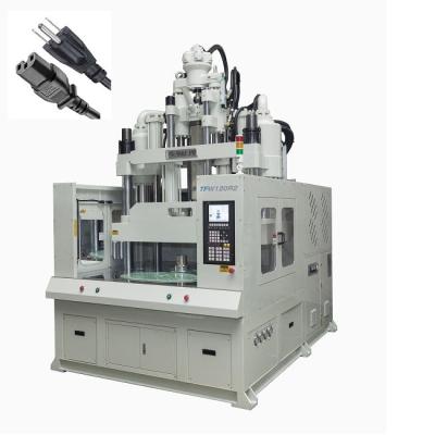 China 120 Ton Low Workbench Rotary Table Vertical Injection Molding Machine For Making AC power cord for sale