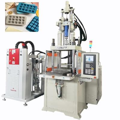 China 85 Ton Double Slide Vertical Injection Molding Machine For Making Silicone Ice Tray for sale