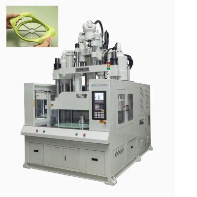 China 120 Ton Low Workbench Rotary Table Vertical Injection Molding Machine For Making Fruit splitter for sale