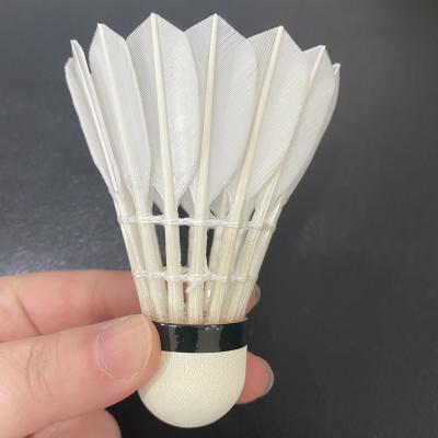 China Professional tournament hot sale badminton shuttlecock in goose feather for sale