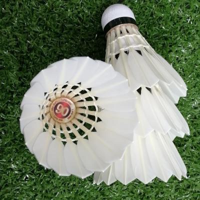 China Professional tournament goose feather badminton shuttlecock wholesale for sale