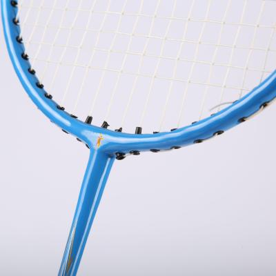 China Wholesale cheap price iron alloy badminton rackets with high quality for sale