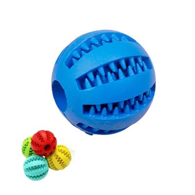 China Viable Rubber Pet Balls Toys Cleaning Ball Chew Toys Cleaning Tooth Balls Food Dog Toy Made in China for sale