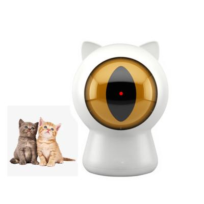 China Viable New Arrival Electronic Rechargeable Robotic Cat Playing Laser Toy Pet Machine Interactive Light Toys for sale