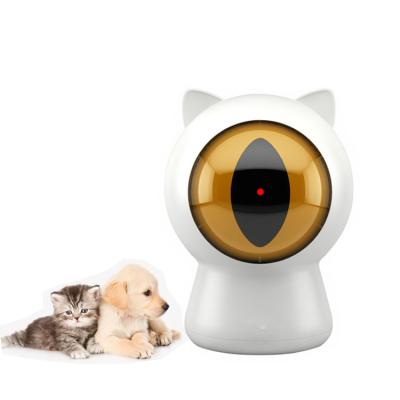 China Viable Cat Laser Toy Smart Rotating Interactive Laser Teasing Cat Toy Smart Timing for sale