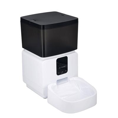 China 2021 Newest 8 Automatic Dog Cat Video Feeder Automatic Wholesale Dog Meals 5L Smart Pet Feeder for sale