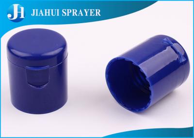 China Blue Black Plastic Bottle Flip Top Dispensing Caps For Liquid Lotions Containers for sale