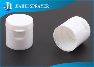 China 18mm 20mm Flip Top Caps White Transparent PP Flip Top Bottle Lids Smooth Surface for sale