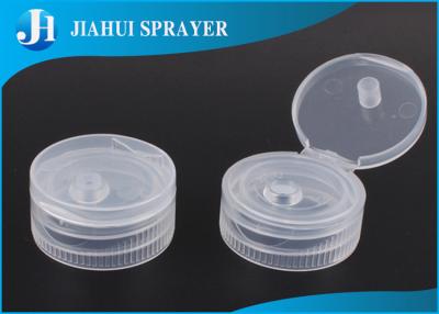 China 28/400 Disc Top Cap Dispensing / Leak Proof Flip Top Lids Plastic For Liquid Soap for sale