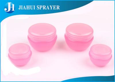 China Pink 50ml Stackable Cosmetic Jars , Bulk Cream Travel Containers For Toiletries for sale