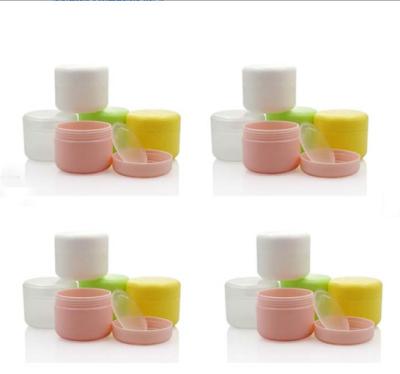 China Exquisite Small Plastic Cosmetic Jars Carton Flexible Packaging Sealing Type With Screw Cap for sale