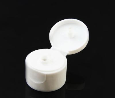 China Silk Screen Printing Plastic Flip Top Caps Smooth Surface Hot Stamping For Liquid Soap for sale