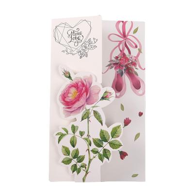 China 30 Sheets Creative Set 2021 Mothers Day Greeting Cards Flower Greeting Card Gift for sale