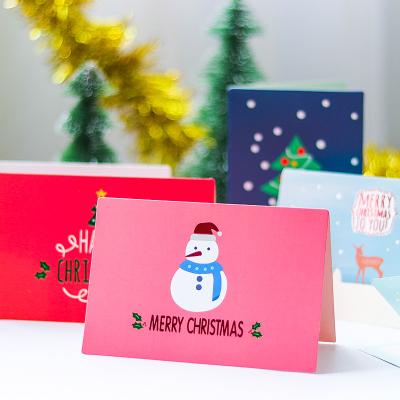 China 1 Set of 9 Sheets 2021 Cute Funny Greeting Card Christmas Custom Greeting Card for Friends for sale