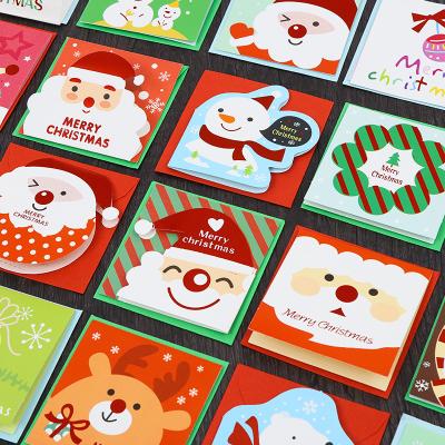 China 1 Set of 140 Sheets Cute Handmade Merry Christmas Card 2021 Greeting Card Wholesalers for sale