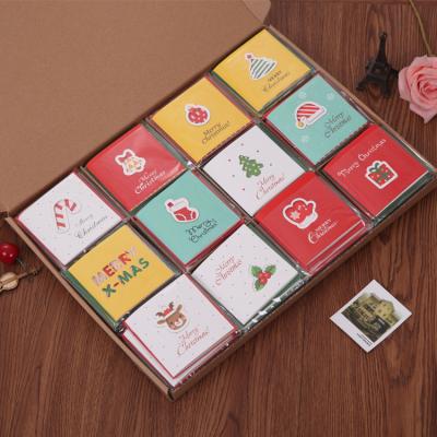 China 96 Sheets In Newest Box 2021 Custom High Quality Handwritten Christmas Paper Card for sale