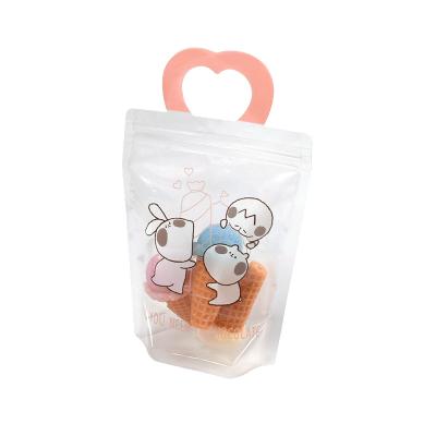 China BIODEGRADABLE Custom Cute Cookies Homemade Cookie Ziplock Small Food Holder Bag Plastic Bags Candy Storage Packing Bag for sale