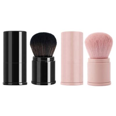 China Angular Blush Wholesale Mini Makeup Brush Blusher Brush With Private Label Synthetic Hair Powder Brush for sale