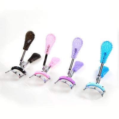 China Custom Factory Wholesale Bling Eyelash Electrophoresis Treatment Eyelash Curler Comb Bling Curler With Comb Professional Makeup Tools For Eyelashes for sale