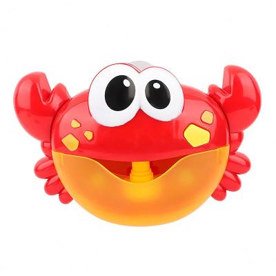 China Toys For Baby Electric Bubble Crab Machine With Music Baby Bath Toy Animal Toys for sale